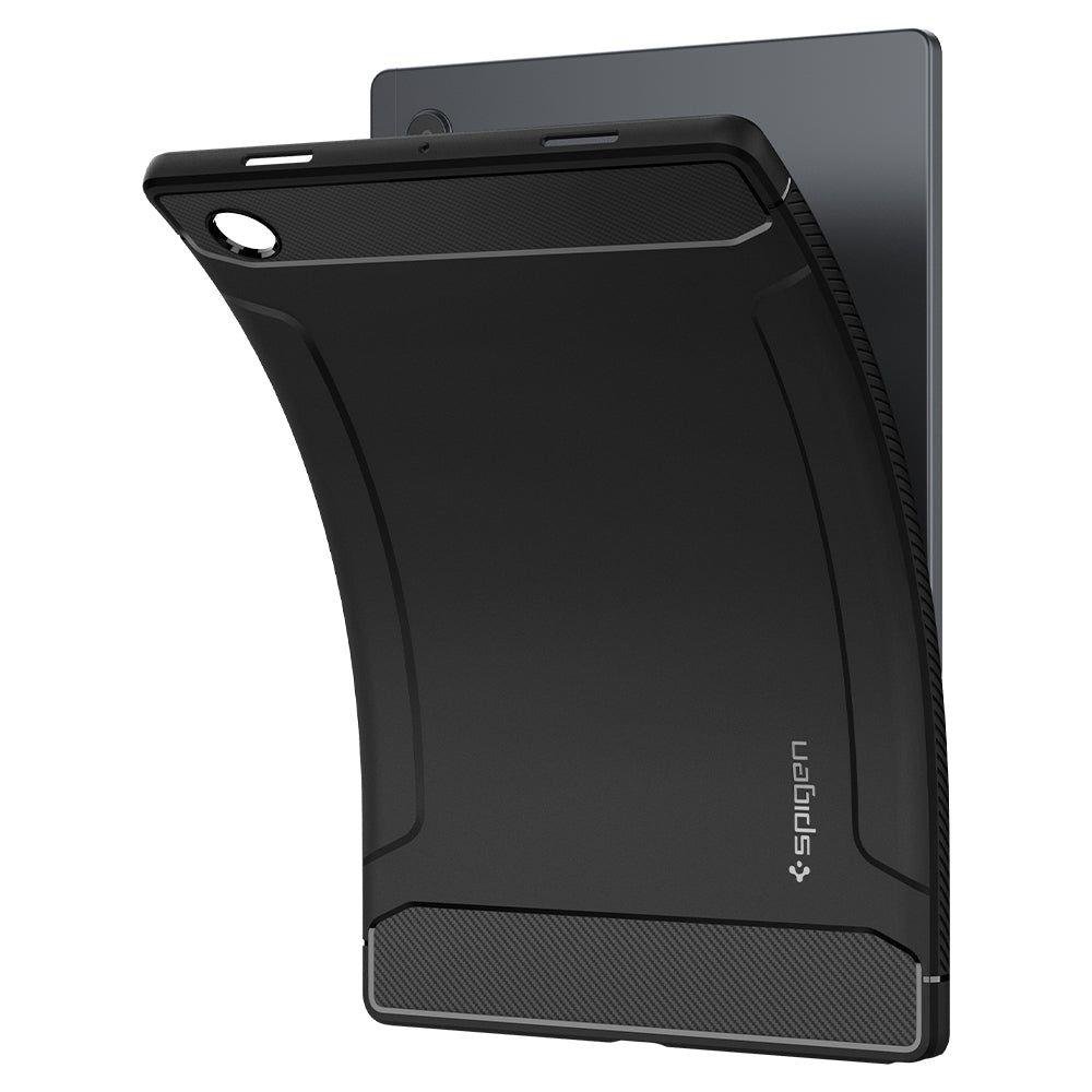 Spigen Spigen Samsung Galaxy Tab A8 10.5 Skal Rugged Armor Svart - Teknikhallen.se