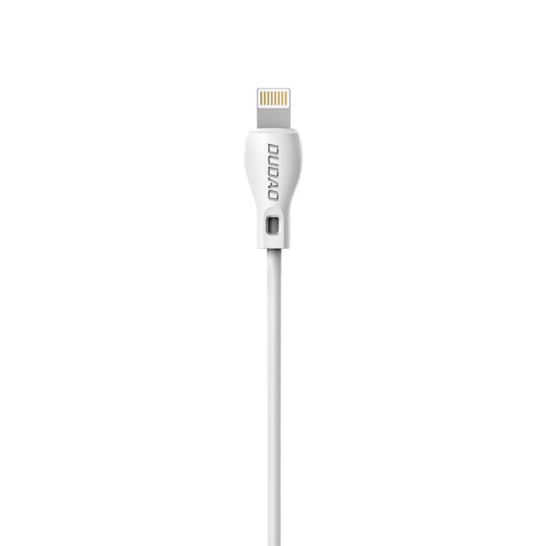 DUDAO Dudao 2m Lightning Kabel 2.4A - Vit - Teknikhallen.se