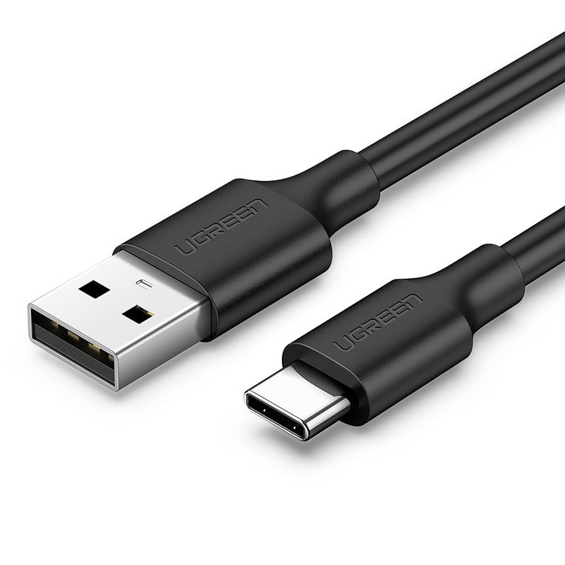 UGREEN Ugreen 2A 2m USB-C Kabel - Svart - Teknikhallen.se