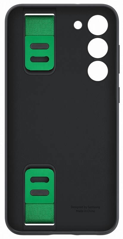 Samsung Samsung Galaxy S23 Plus Skal Silicone with Strap Svart - Teknikhallen.se