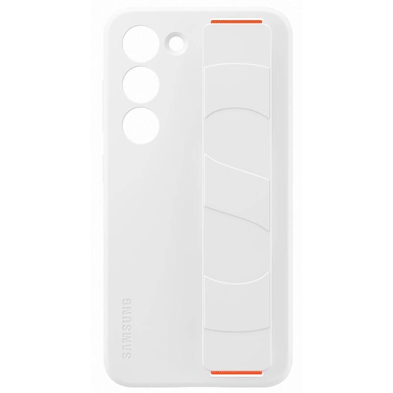 Samsung Samsung Galaxy S23 Skal Silicone with Strap Vit - Teknikhallen.se