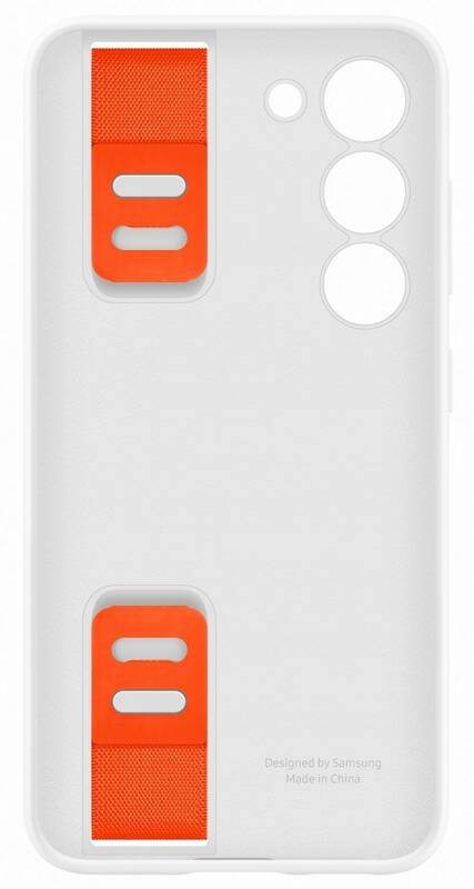 Samsung Samsung Galaxy S23 Skal Silicone with Strap Vit - Teknikhallen.se