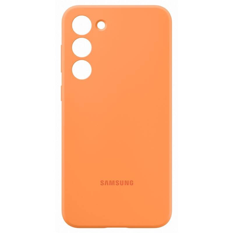 Samsung Samsung Galaxy S23 Plus Skal Silicone Orange - Teknikhallen.se