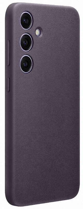 Samsung Samsung Galaxy S24 Plus Skal Vegan Leather Dark Violet - Teknikhallen.se