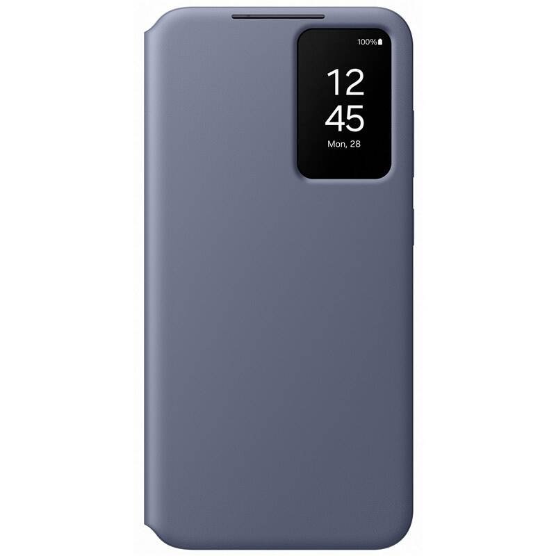Samsung Samsung Galaxy S24 Plus Fodral Smart Clear View Violet - Teknikhallen.se