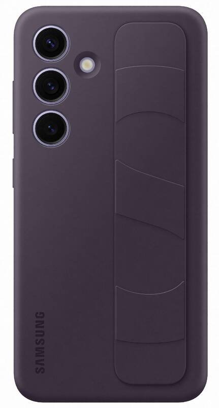 Samsung Samsung Galaxy S24 Skal Standing Grip Dark Violet - Teknikhallen.se