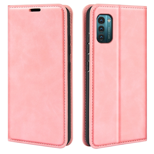  Nokia G11 / G21 Fodral Flip Skin Touch Rosa - Teknikhallen.se