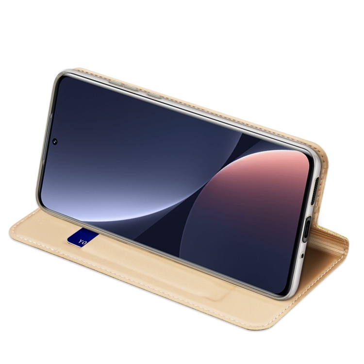 DUX DUCIS DUX DUCIS Xiaomi 12 Pro Fodral Skin Pro Guld - Teknikhallen.se