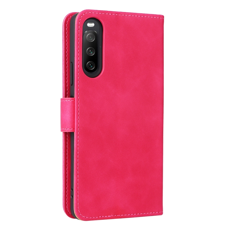  Sony Xperia 10 IV Fodral Skin Touch Rosa - Teknikhallen.se