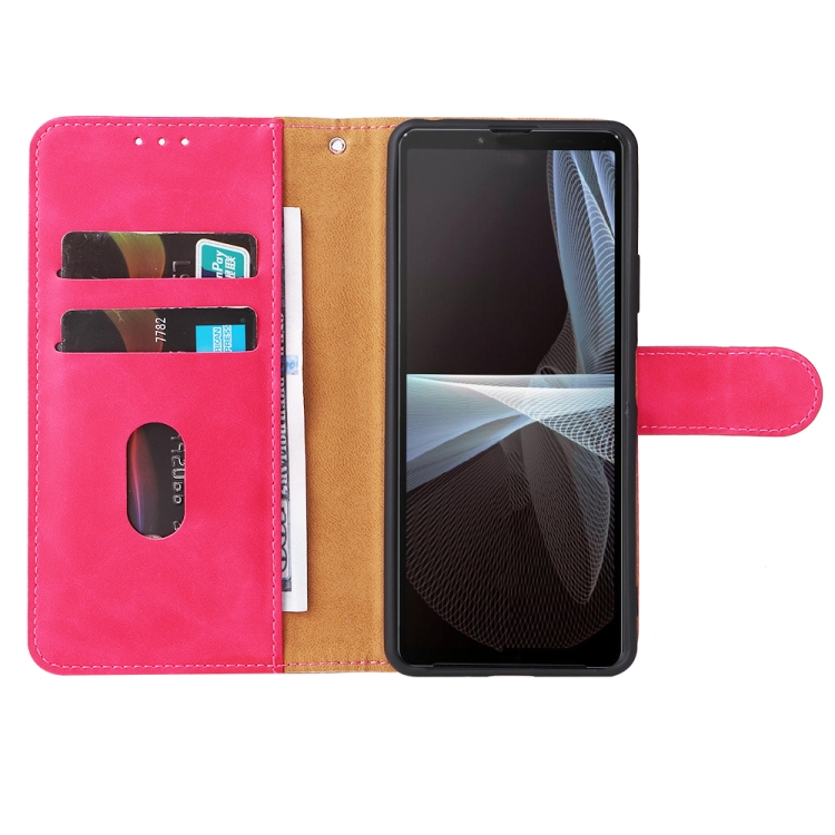  Sony Xperia 10 IV Fodral Skin Touch Rosa - Teknikhallen.se