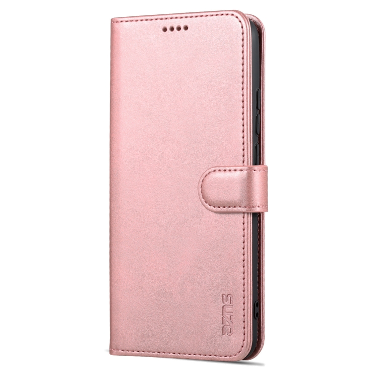 AZNS AZNS Xiaomi Redmi 10C Fodral Läder Roséguld - Teknikhallen.se