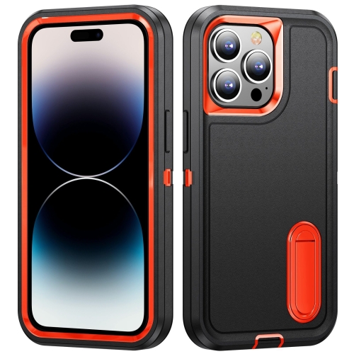  iPhone 14 Pro Max Skal 3in1 Shockproof Xtreme Svart/Orange - Teknikhallen.se