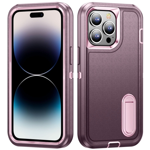  iPhone 14 Pro Max Skal 3in1 Shockproof Xtreme Lila/Rosa - Teknikhallen.se