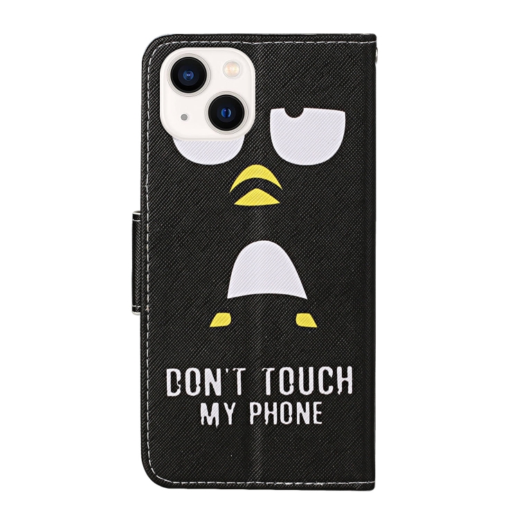  iPhone 14 Fodral Med Tryck Dont Touch - Teknikhallen.se