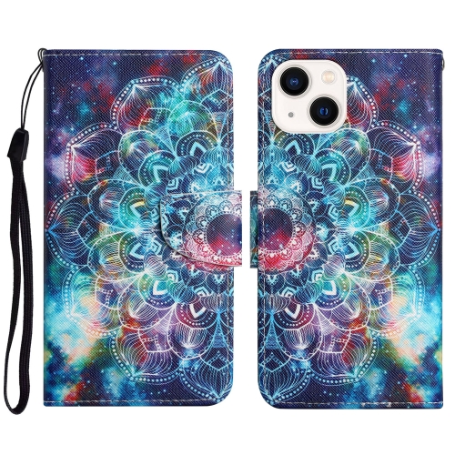  iPhone 14 Fodral Med Tryck Galaxy Mandala - Teknikhallen.se