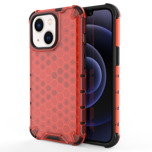  iPhone 14 Plus Skal Shockproof Honeycomb Röd - Teknikhallen.se