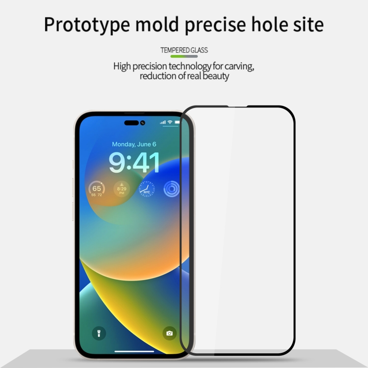 MOFI MOFI iPhone 14 Plus Skrmskydd Heltckande Hrdat Glas - Teknikhallen.se