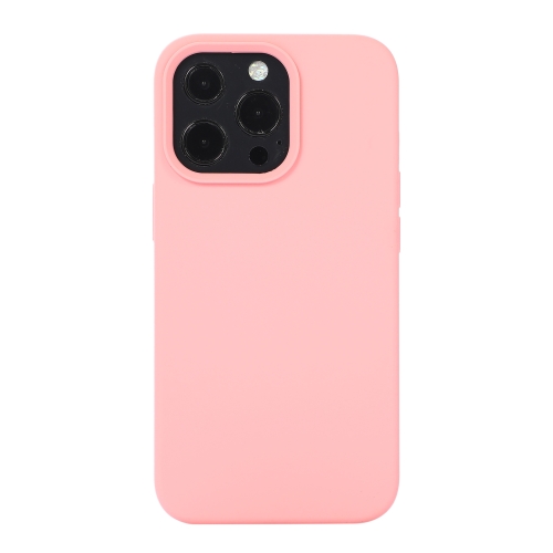  iPhone 14 Pro Skal Liquid Silikon Cherry Pink - Teknikhallen.se