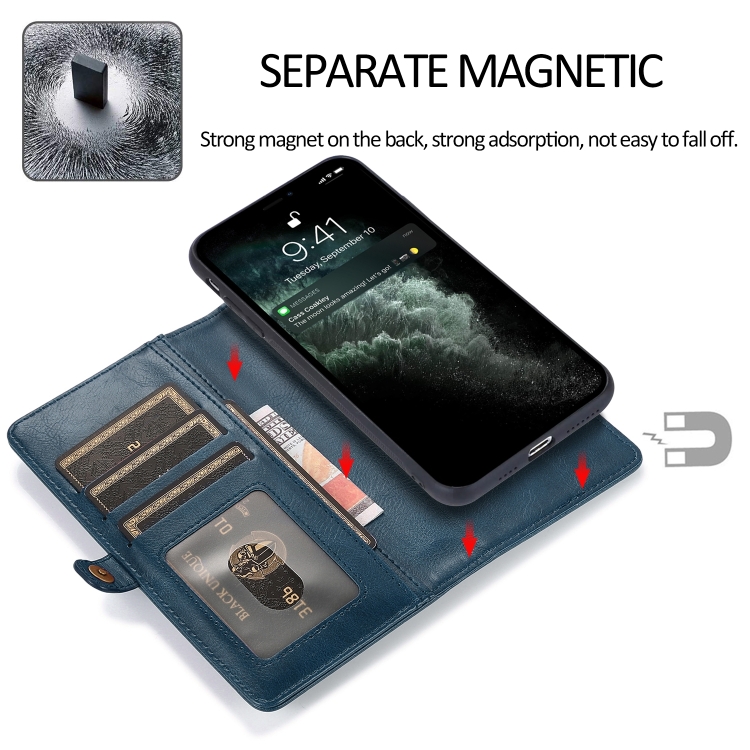 iPhone 14 Pro 2in1 Fodral Magnet Med Frontficka Bl - Teknikhallen.se