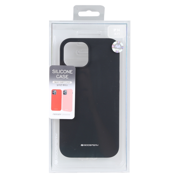 Mercury GOOSPERY Goospery iPhone 14 Pro Skal Silky Liquid Svart - Teknikhallen.se