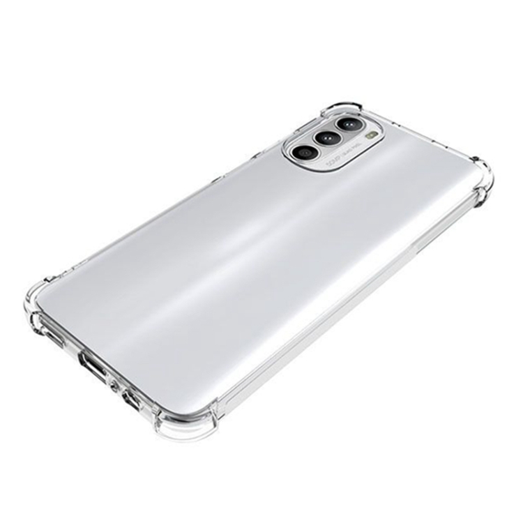  Motorola Moto G52/G82 Skal Shockproof TPU Transparent - Teknikhallen.se