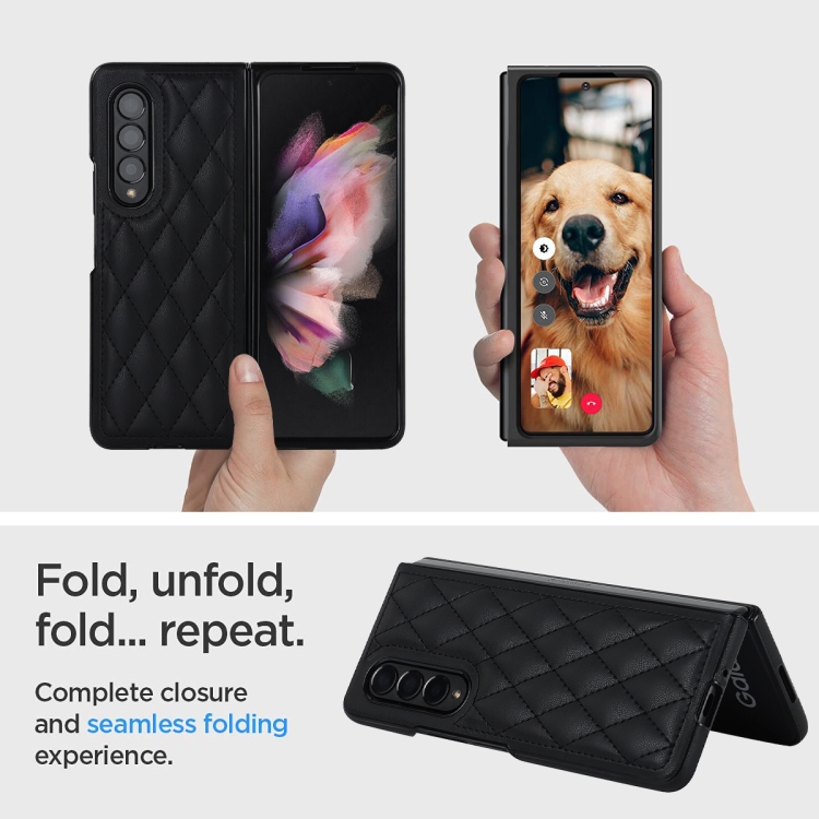  Galaxy Z Fold 3 Skal Diamond Svart - Teknikhallen.se