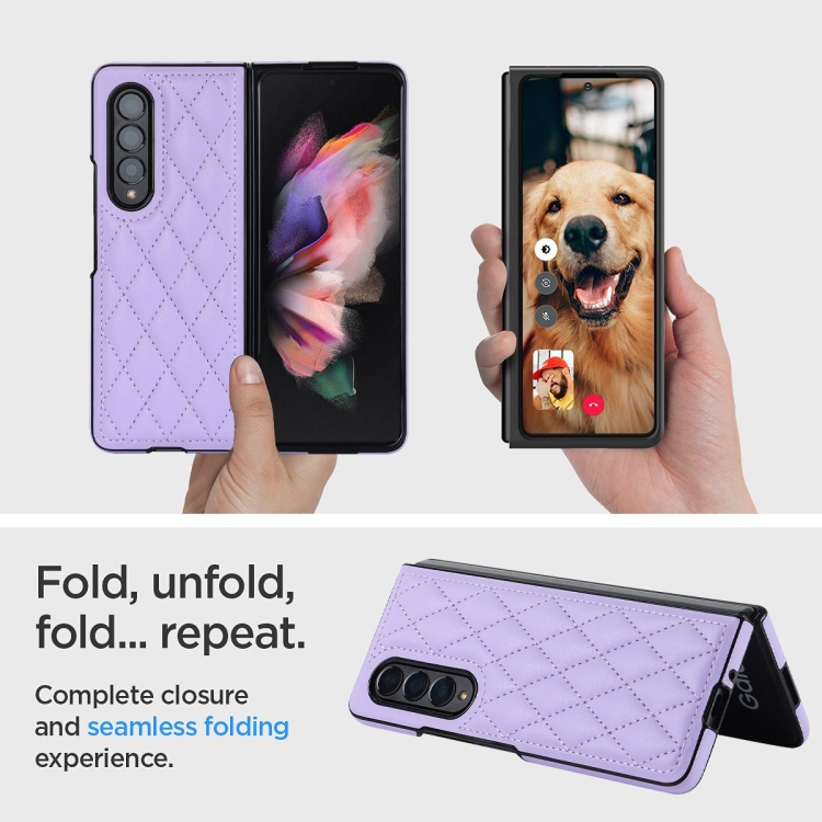  Galaxy Z Fold 3 Skal Diamond Lila - Teknikhallen.se