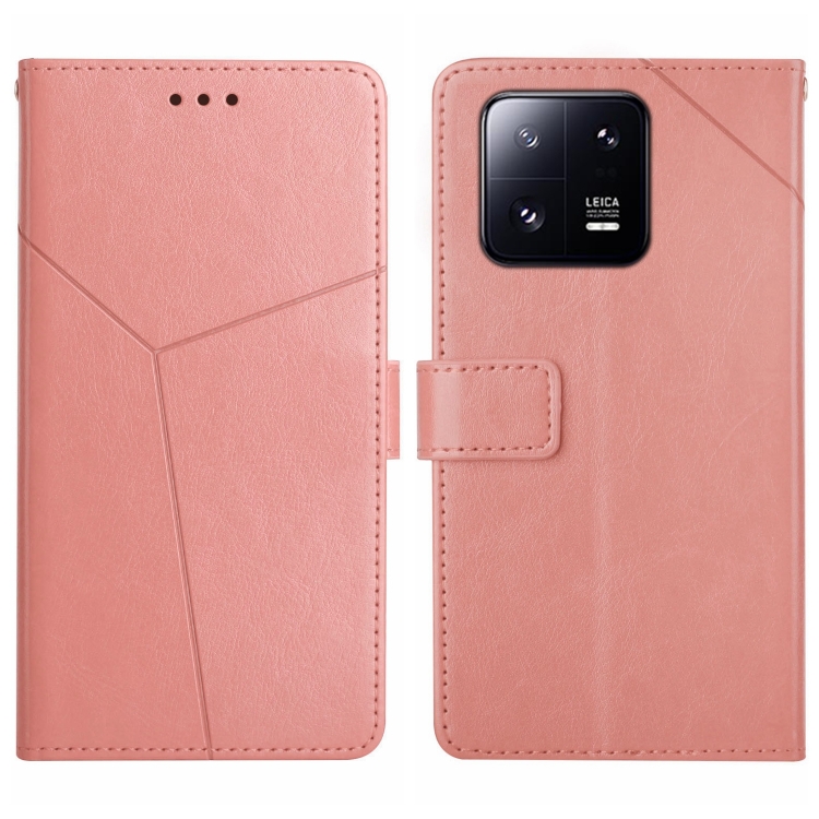  Xiaomi 13 5G Fodral Y-Design Läder Roséguld - Teknikhallen.se