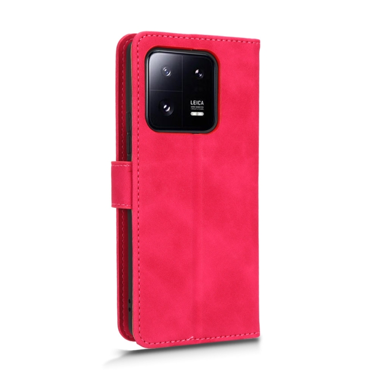  Xiaomi 13 Pro 5G Fodral Skin Touch Rosa/Rd - Teknikhallen.se