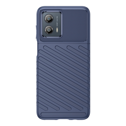  Motorola Moto G13 / G23 / G53 5G Skal Twill Textur Blå - Teknikhallen.se