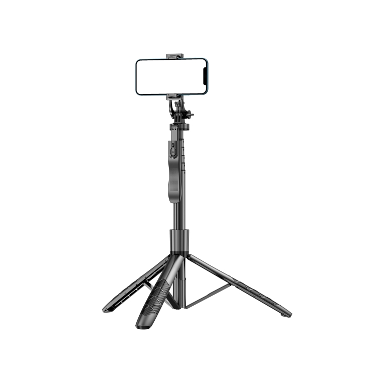  Selfie Stick Tripod 153 cm Bluetooth Svart - Teknikhallen.se