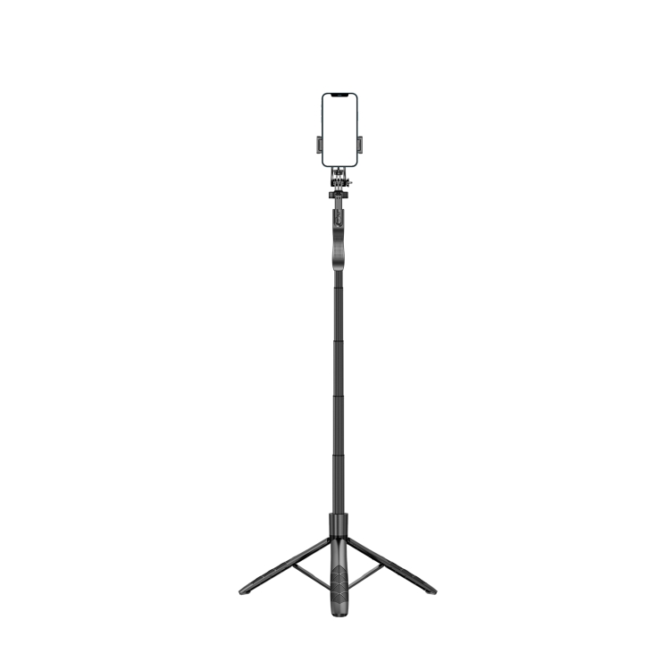  Selfie Stick Tripod 153 cm Bluetooth Svart - Teknikhallen.se