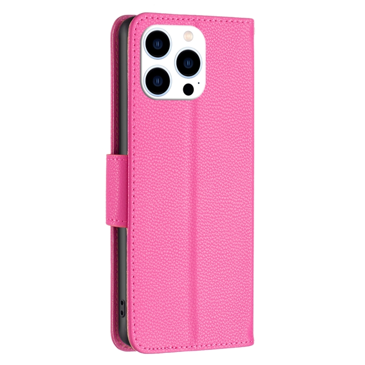  iPhone 15 Pro Fodral Shark Litchi Lder Rosa - Teknikhallen.se