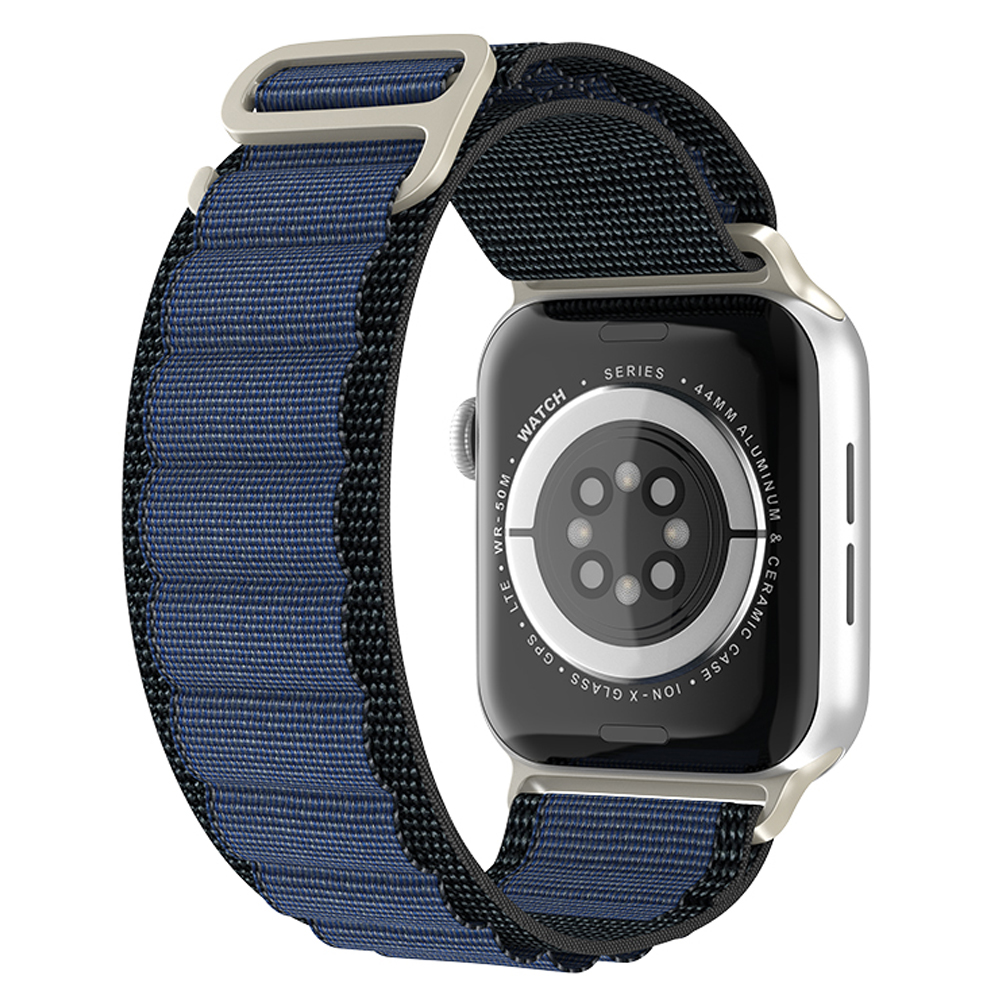 ColorPop Apple Watch 38/40/41 mm Armband Alpine Pro Loop Svart/Midnight Blue - Teknikhallen.se