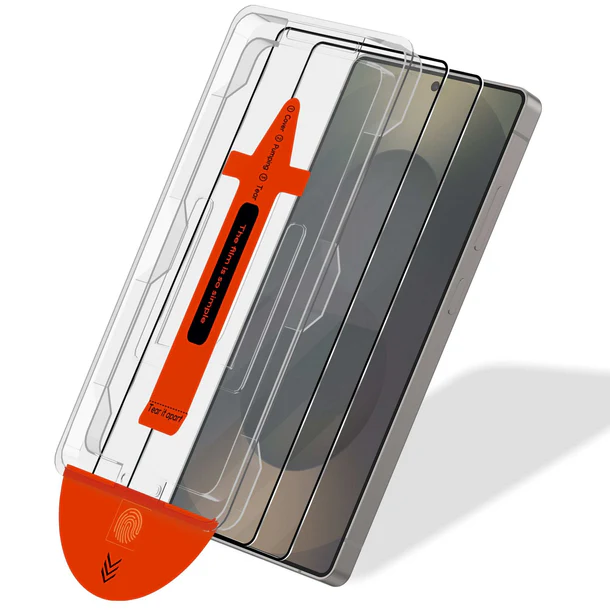  [2-PACK] Samsung S25 Ultra Skärmskydd I Härdat Glas - Med Monteringsram - Teknikhallen.se