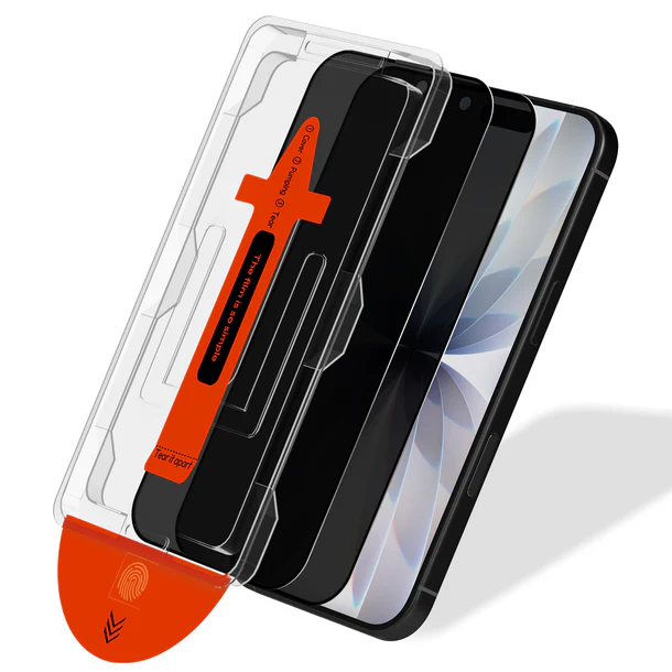  [2-PACK] iPhone 6/7/8/SE(2020/2022) Privacy Skärmskydd Härdat Glas-Monteringsram - Teknikhallen.se