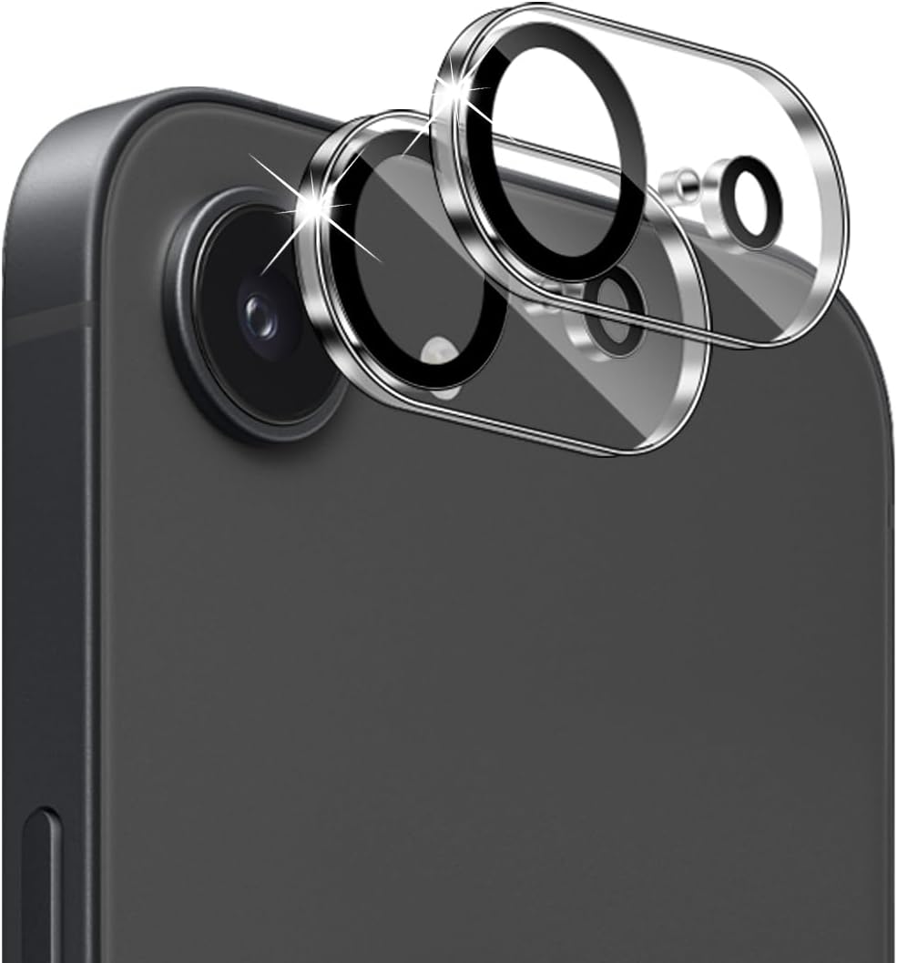  2-Pack iPhone 16e Linsskydd I Härdat Glas - Teknikhallen.se