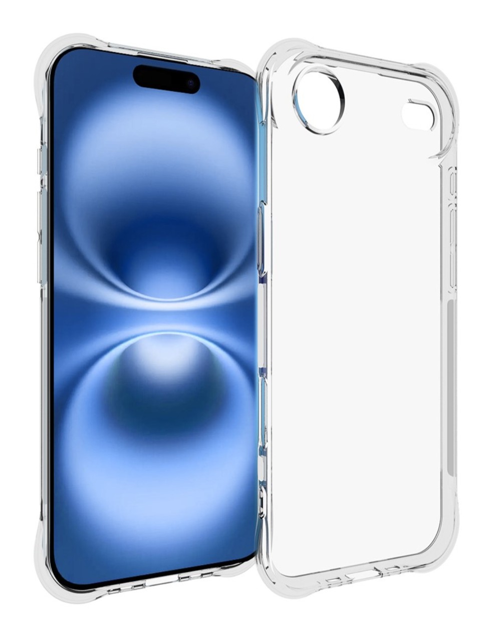  iPhone 17 Air Skal Transparent TPU Shockproof - Teknikhallen.se