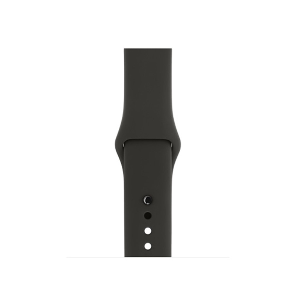  Silikon Armband Apple Watch 41/40/38 mm (S/M) - Mrk Gr - Teknikhallen.se