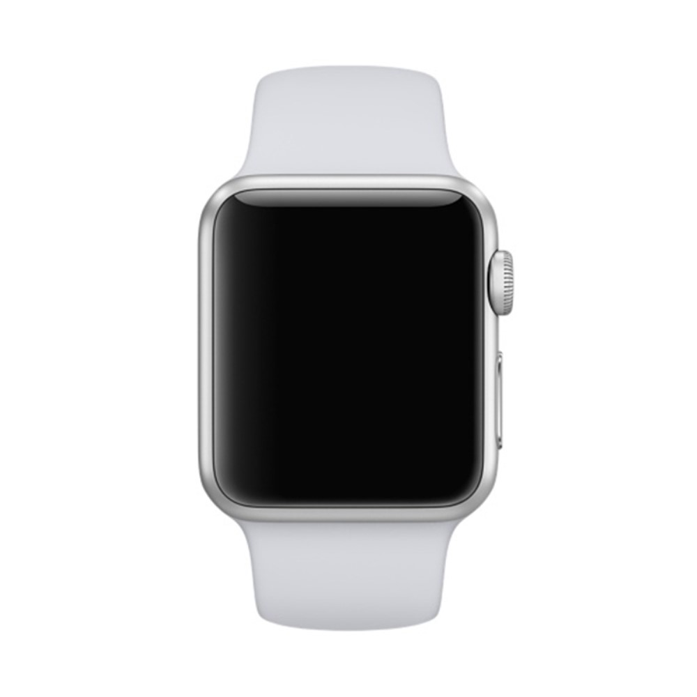  Silikon Armband Apple Watch 41/40/38 mm (S/M) - Gr - Teknikhallen.se