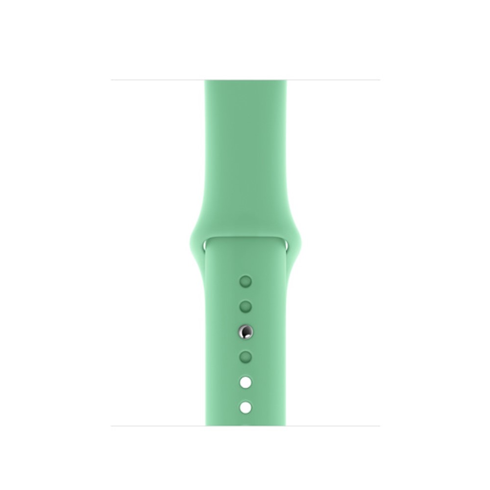  Silikon Armband Apple Watch 41/40/38 mm (S/M) - Grn - Teknikhallen.se