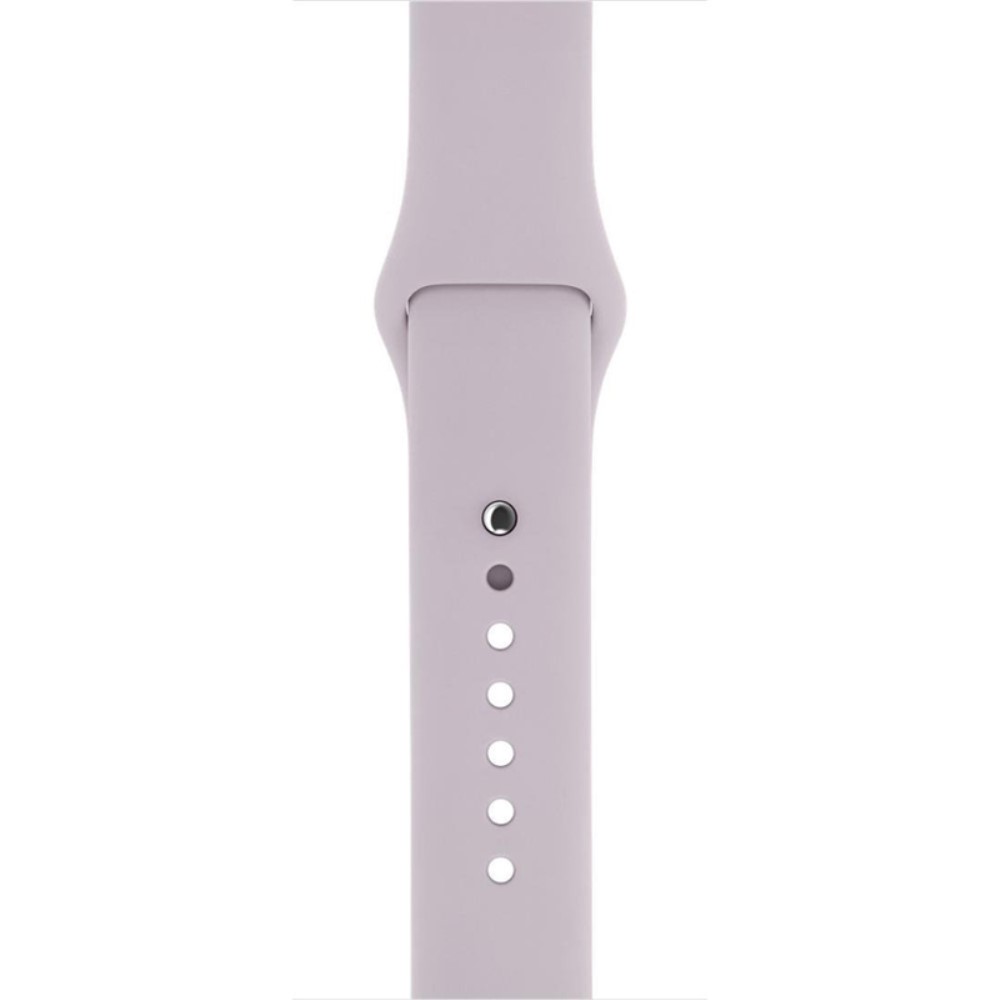  Silikon Armband Apple Watch 41/40/38 mm (S/M) - Ljus Lila - Teknikhallen.se