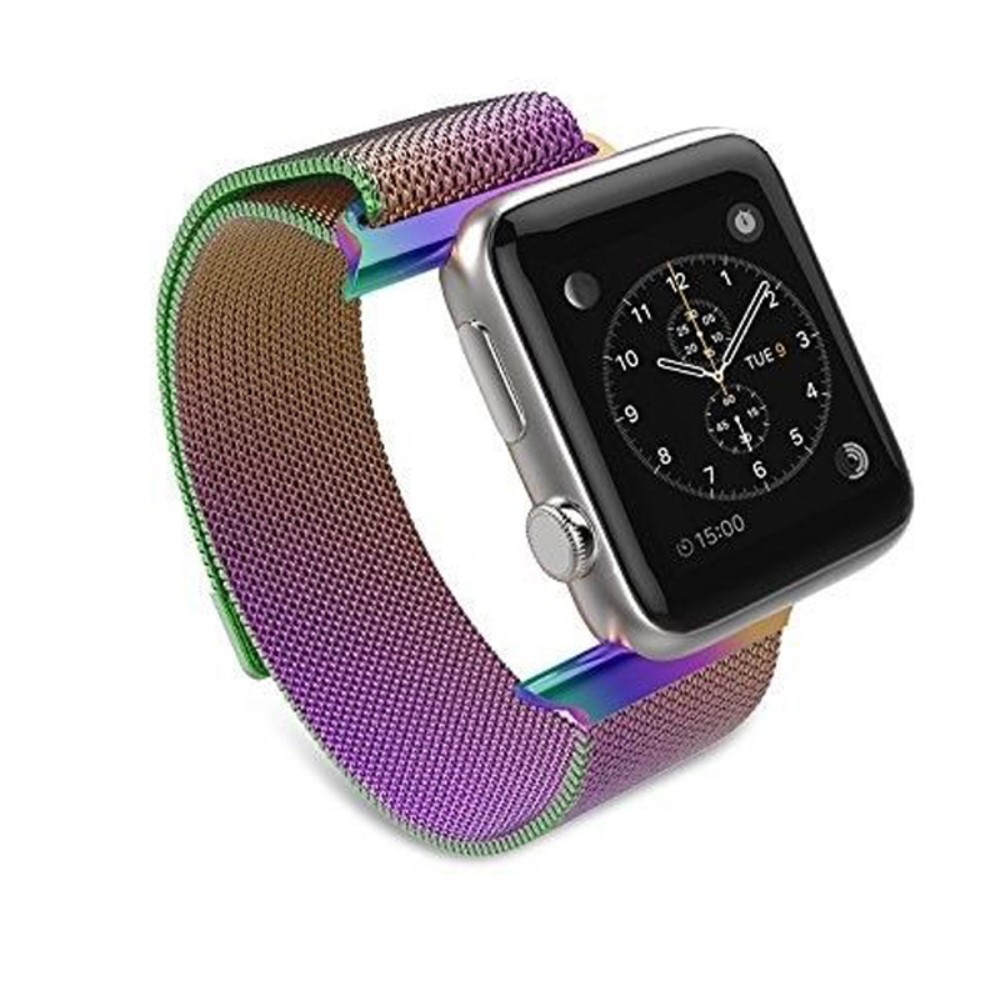  Milanese Loop Metall Armband Apple Watch 42/44/45/49 mm Oil Fade - Teknikhallen.se