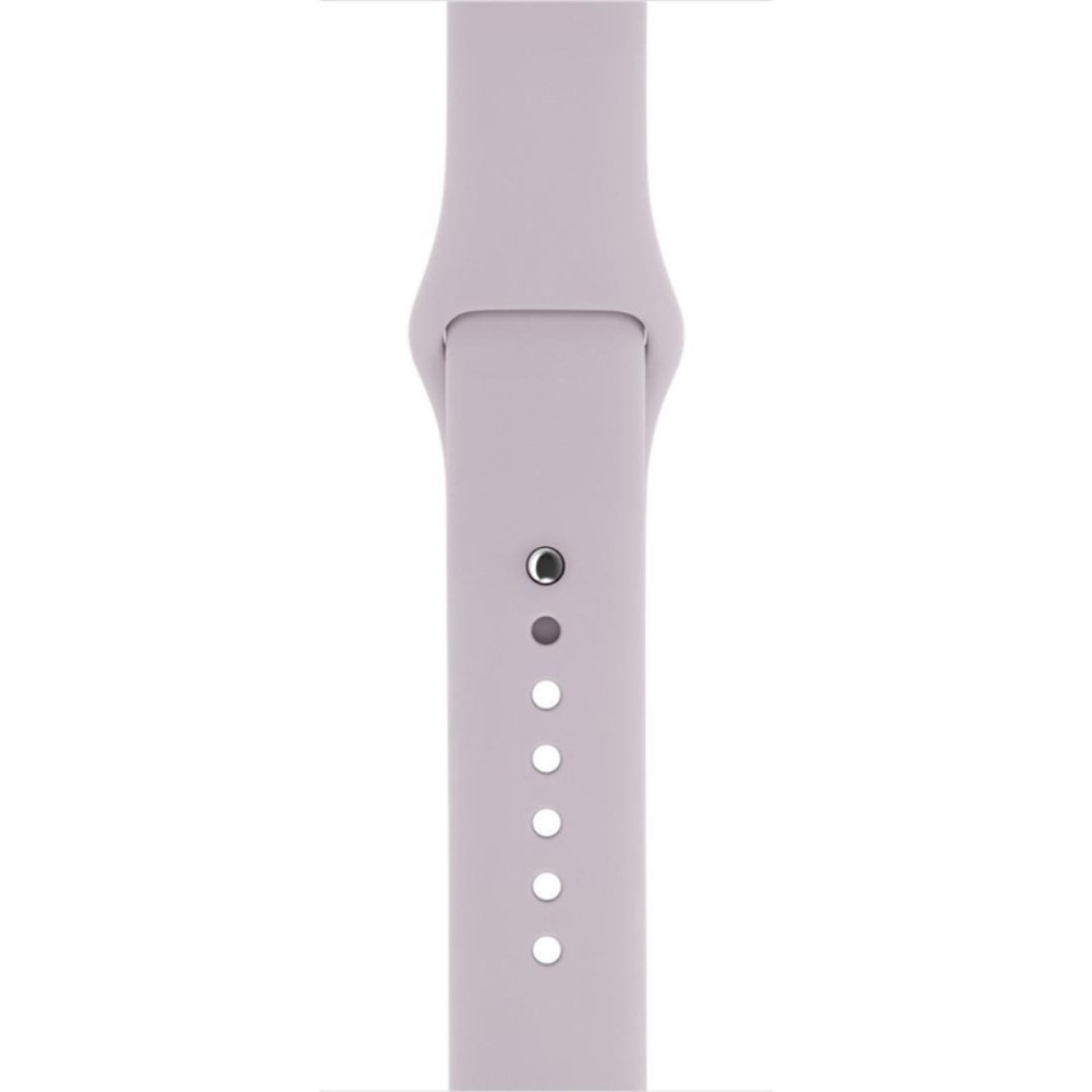  Silikon Armband Apple Watch 42/44/45/49 mm (S/M) Ljus Lila - Teknikhallen.se