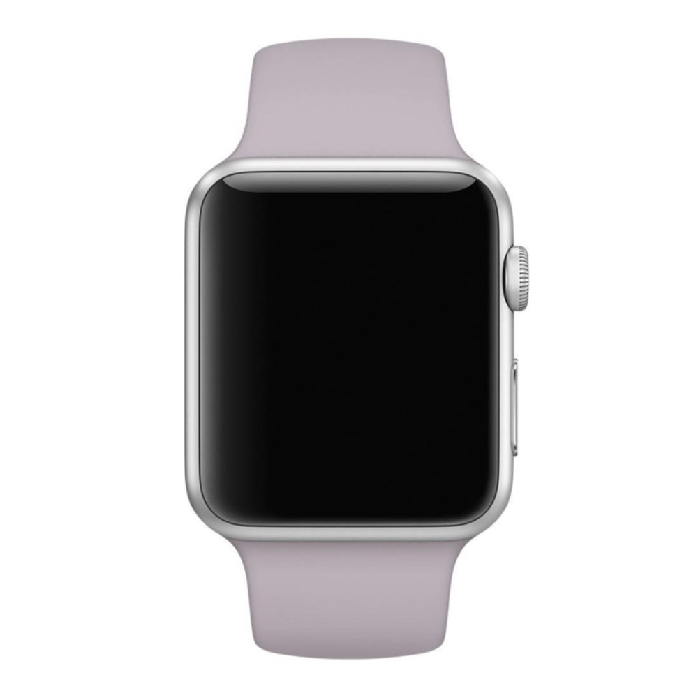  Silikon Armband Apple Watch 41/40/38 mm (M/L) - Violett - Teknikhallen.se