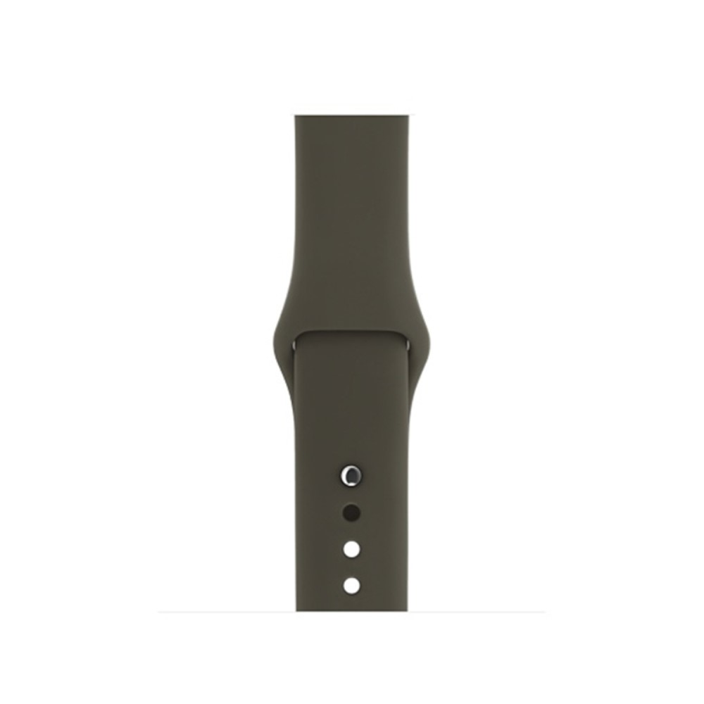  Silikon Armband Apple Watch 41/40/38 mm (M/L) - Mrk Grn - Teknikhallen.se
