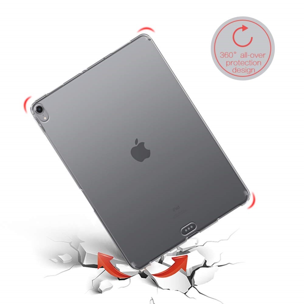  iPad Air 2020/2022/2024 / Pro 11 2018 Skal Transparent TPU - Teknikhallen.se