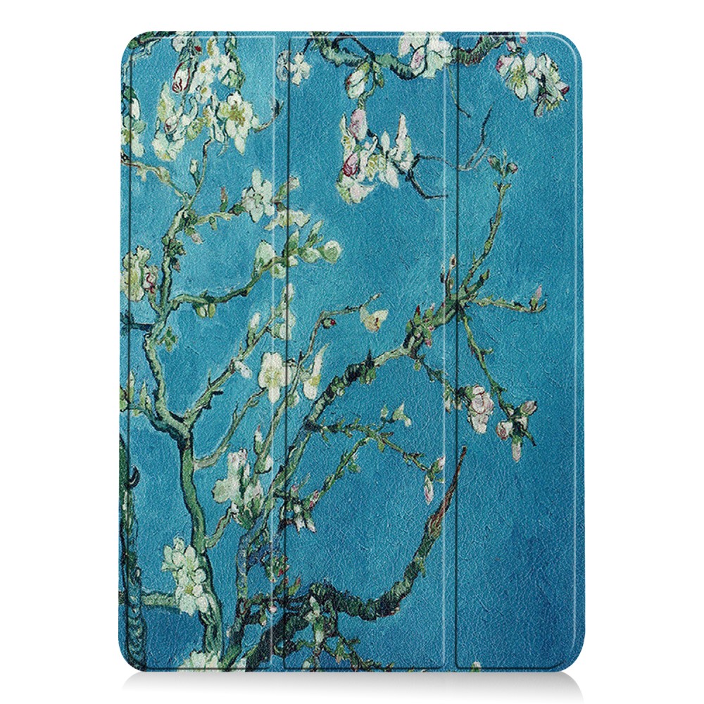  iPad Air 2020/2022/2024 Fodral Tri-Fold Peach Blossom - Teknikhallen.se