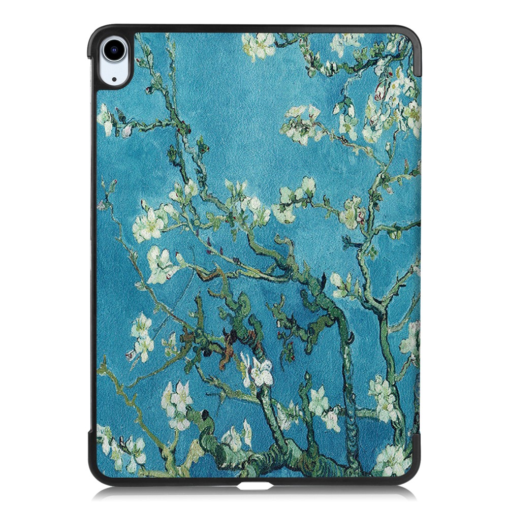  iPad Air 2020/2022/2024 Fodral Tri-Fold Peach Blossom - Teknikhallen.se