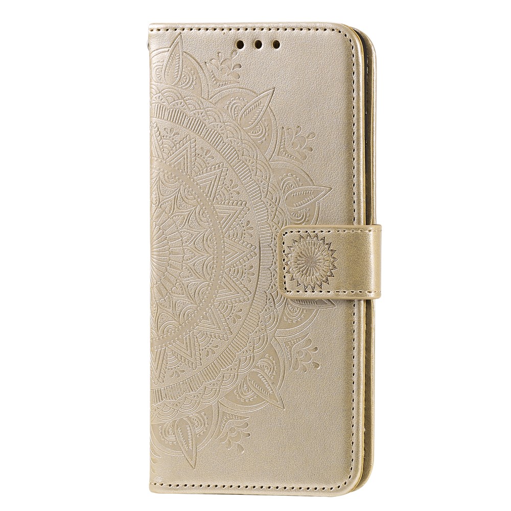  Samsung Galaxy S20 FE - Mandala Fodral - Guld - Teknikhallen.se